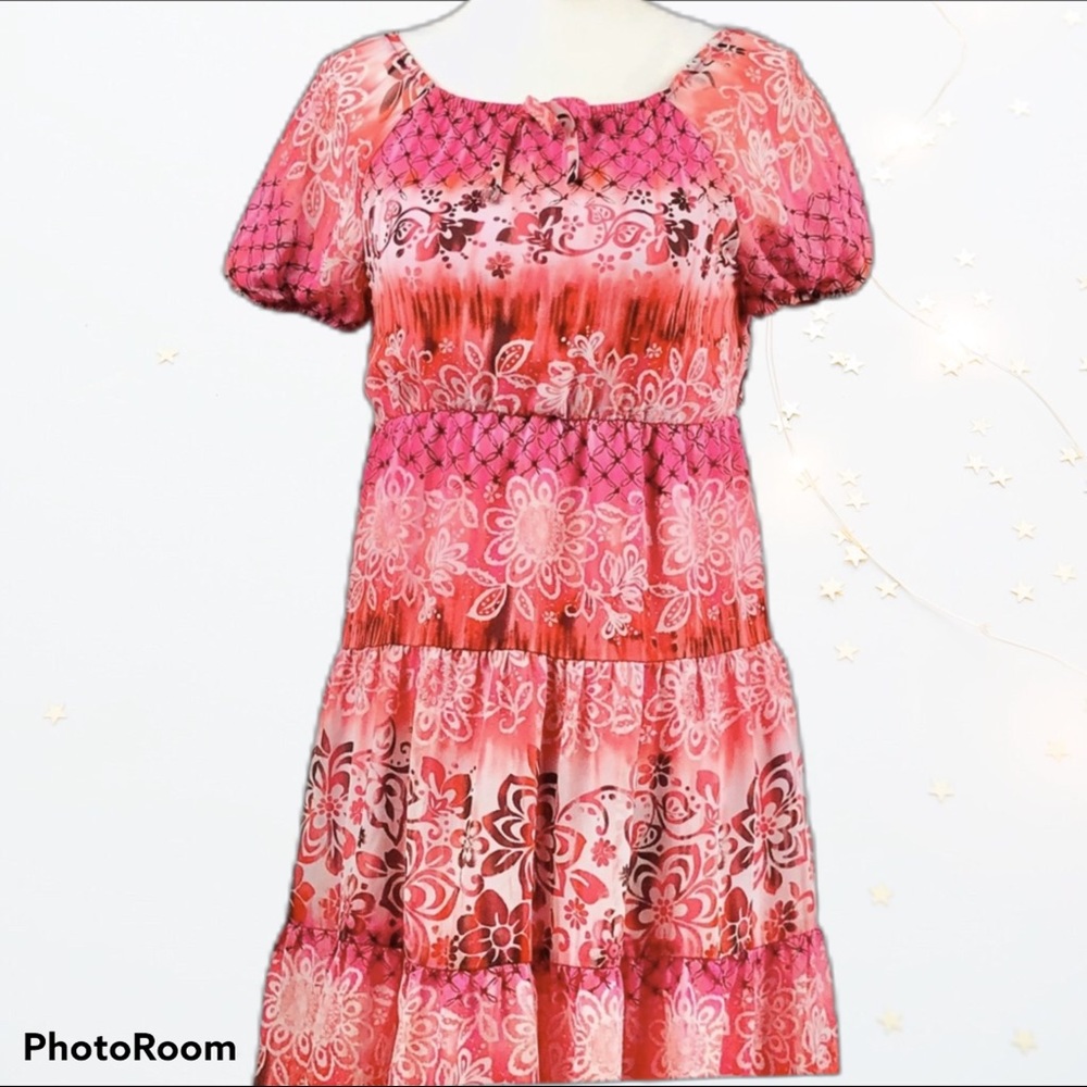 Amy’s Closet Pink/Red Dress Sz 12